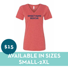 Load image into Gallery viewer, Women&#39;s Relaxed V-Neck Tee