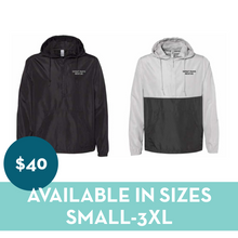 Load image into Gallery viewer, Unisex Lightweight Quarter-Zip Windbreaker