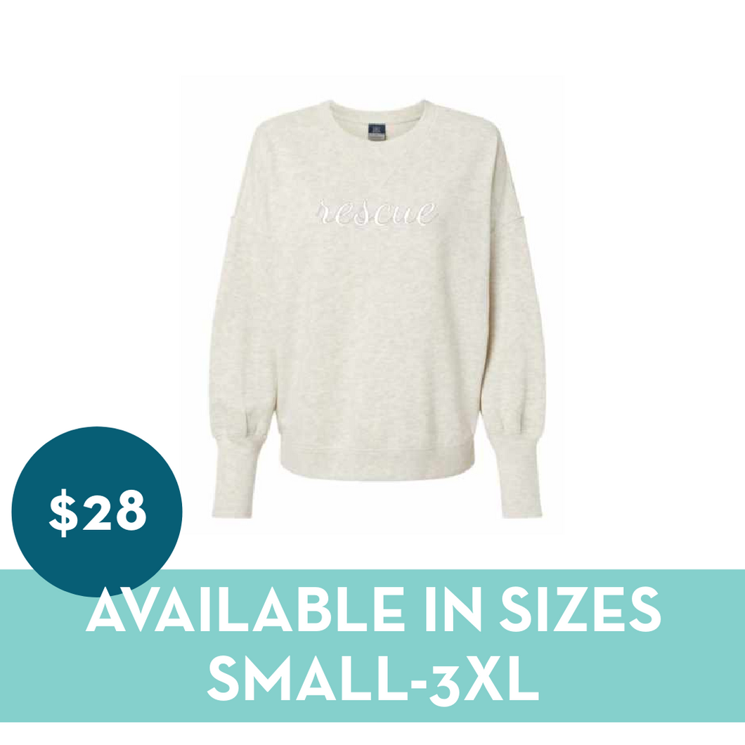 Women's Sueded Fleece Crewneck