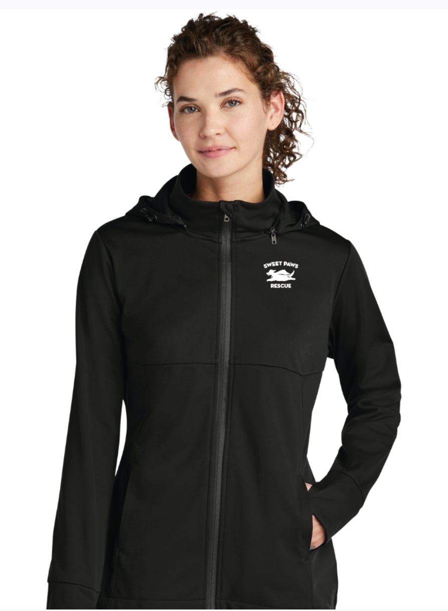 Women's Hooded Soft Shell Jacket - DOG