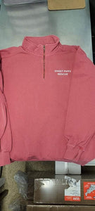 UNISEX Crimson Quarter-Zip Sweatshirt in SPR or Dog Logo